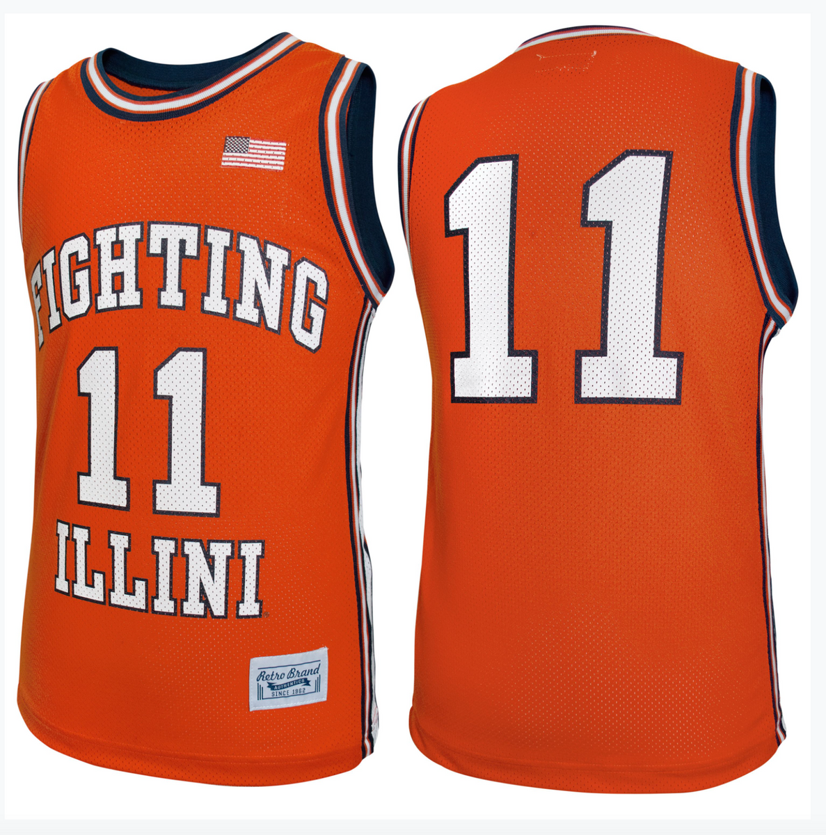Illinois Fighting Illini Men's Basketball #1 Retro Mini Sports