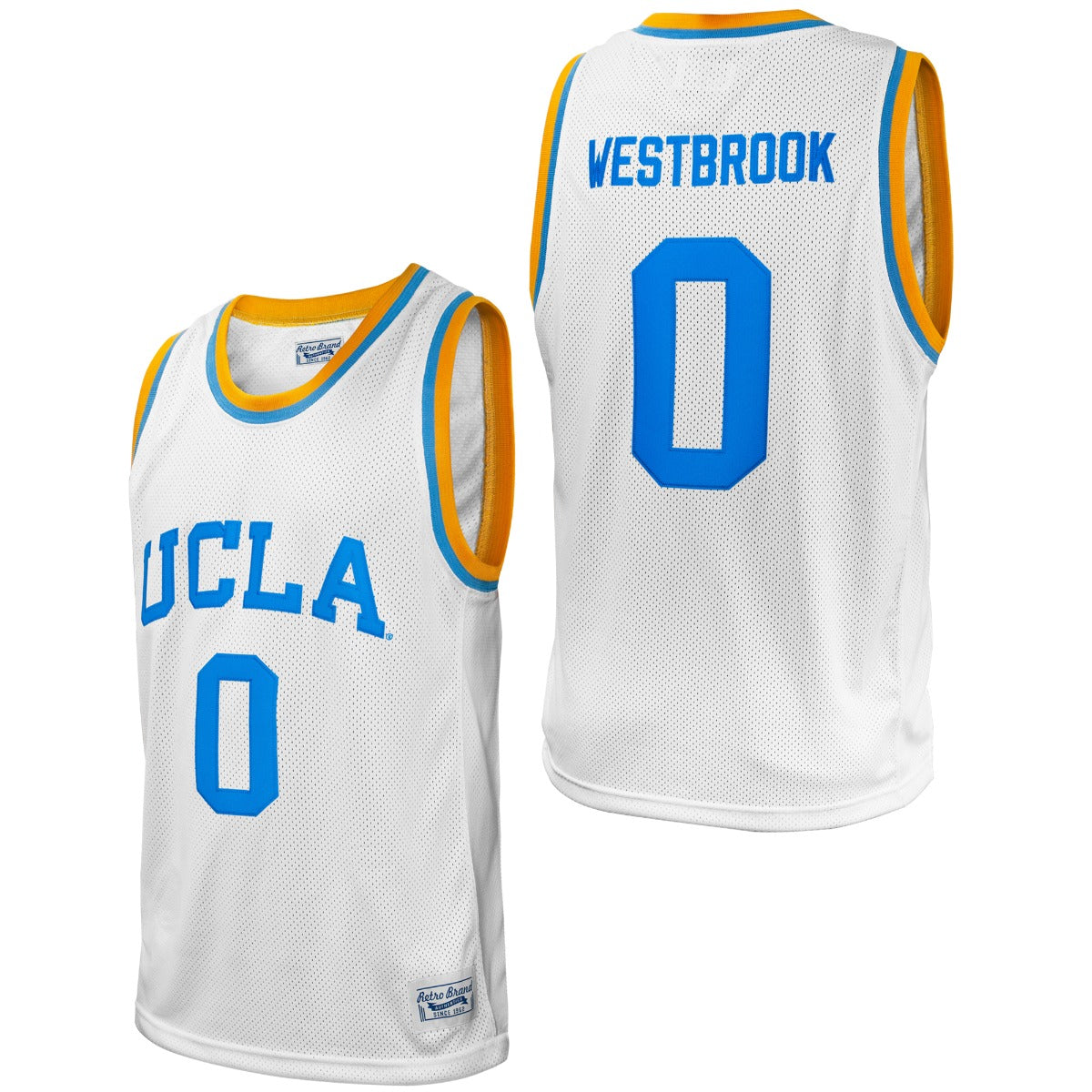 Russell Westbrook 0 UCLA Light Blue Basketball Jersey