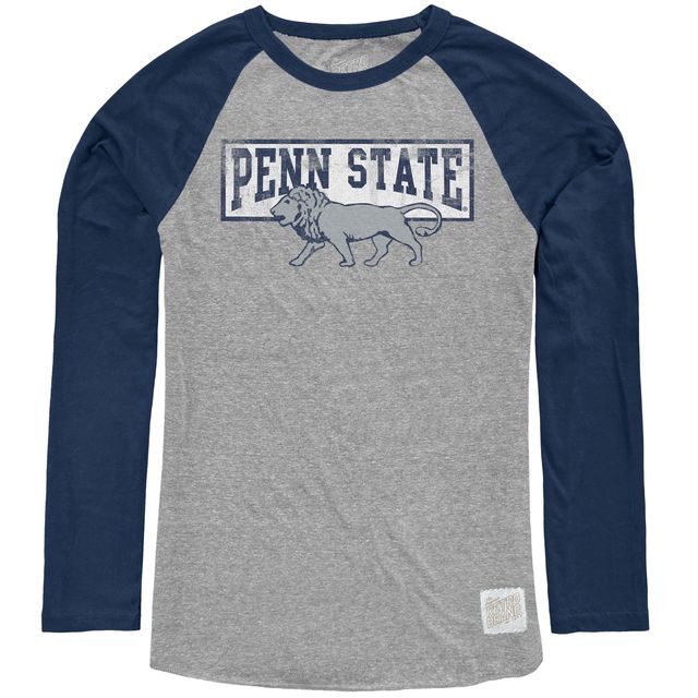 Penn State Tri-Blend Contrast Raglan