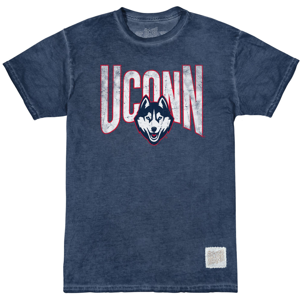 UCONN Huskies Oil Wash Tee