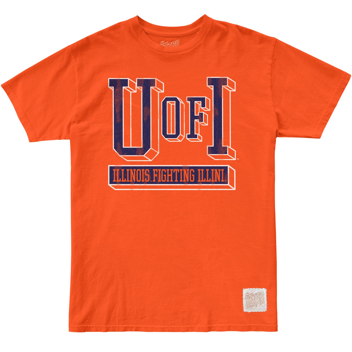 Illinois Fighting Illini 100% Cotton Tee