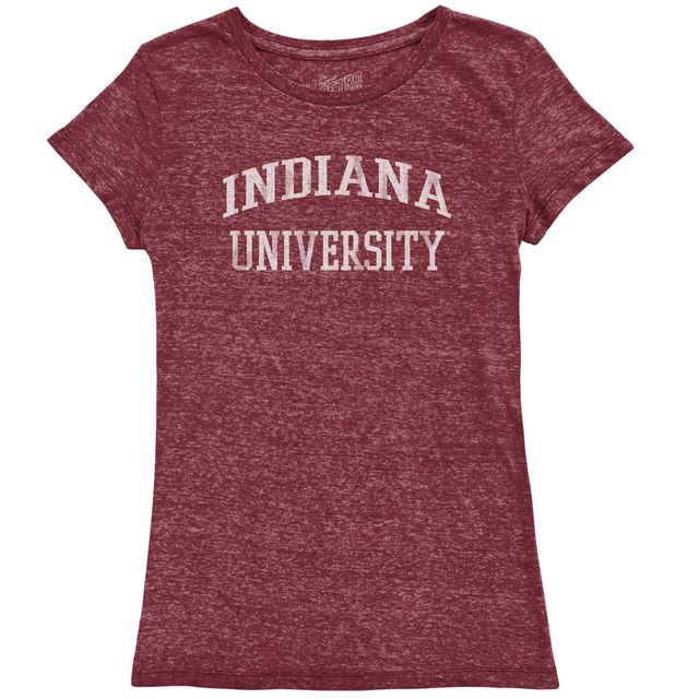 Indiana Hoosiers Women's Short Sleeve Tri-Blend Tee