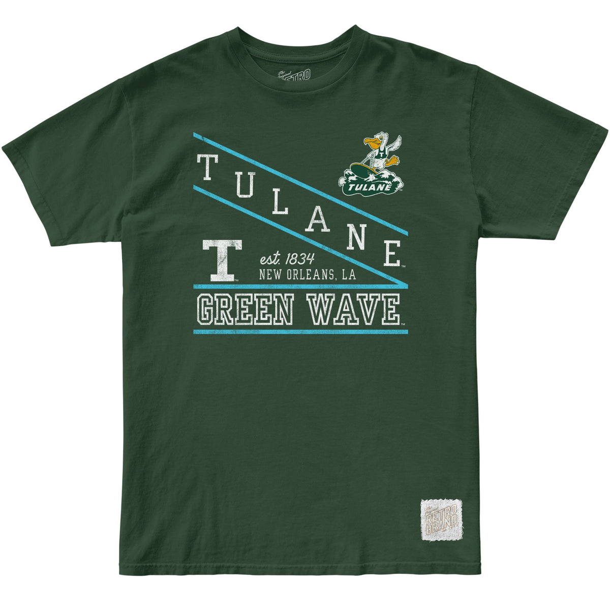 Tulane Green Wave 100% Cotton Tee