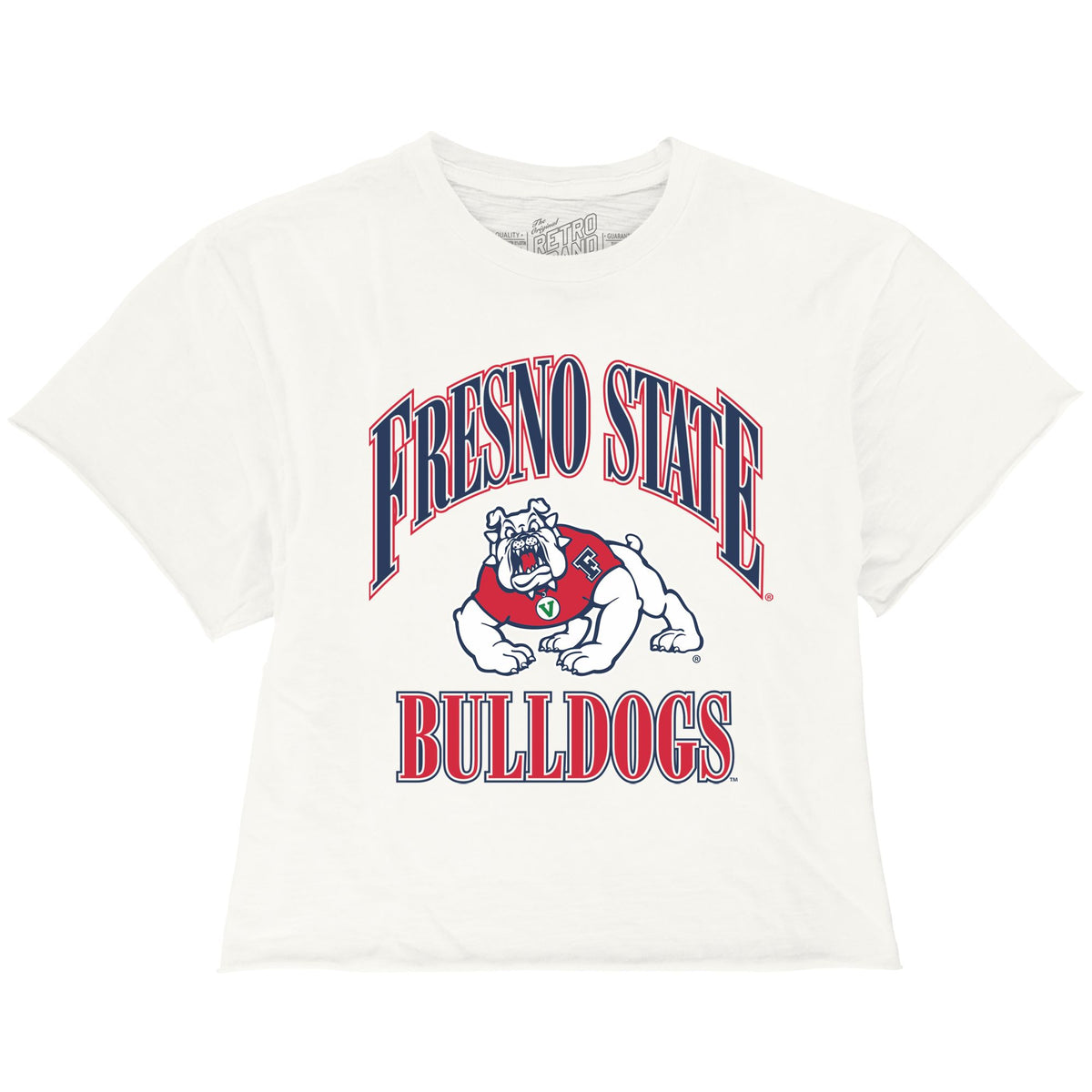 Fresno State Bulldogs  100% Cotton Crop Slub Tee