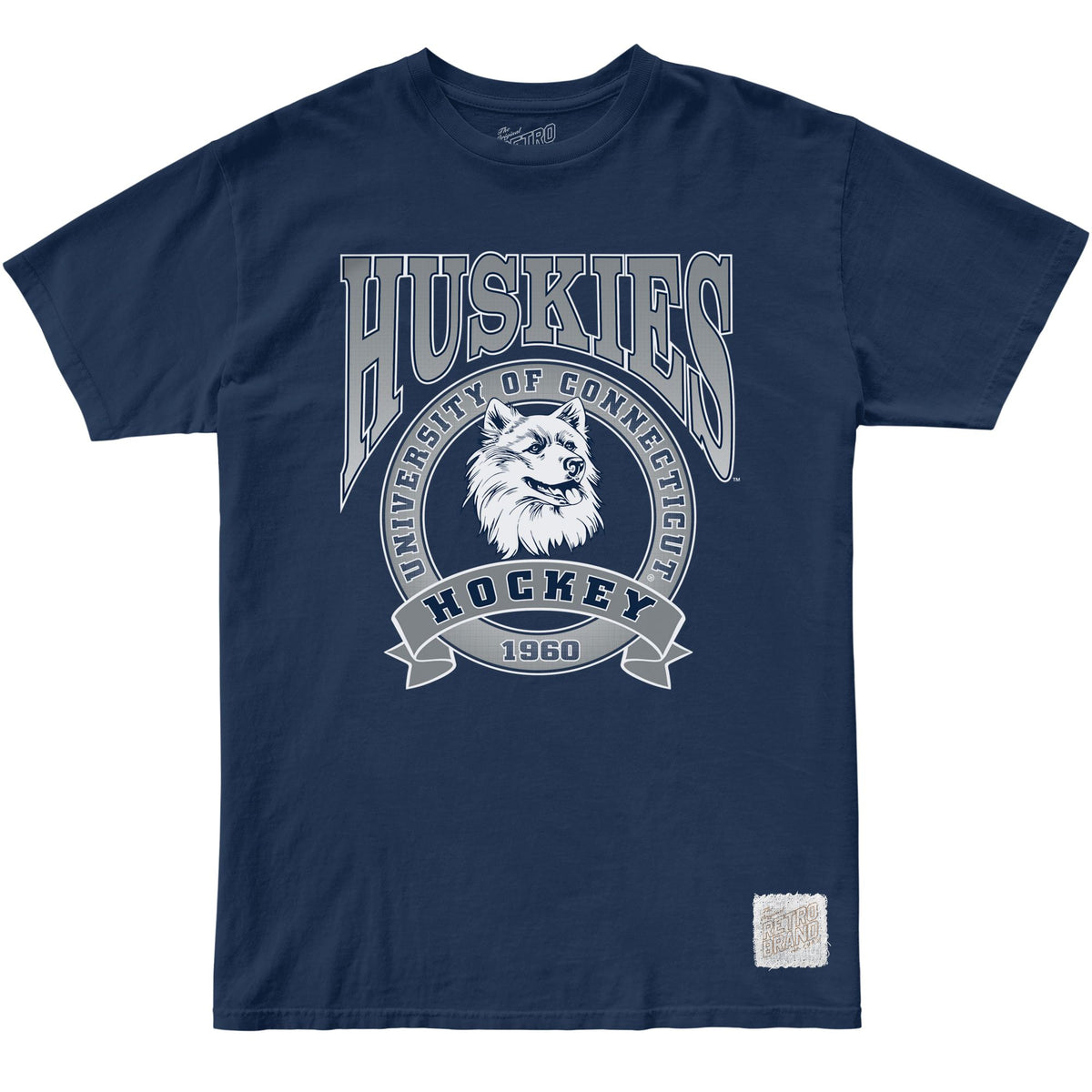 UCONN Hockey 100% Cotton Tee