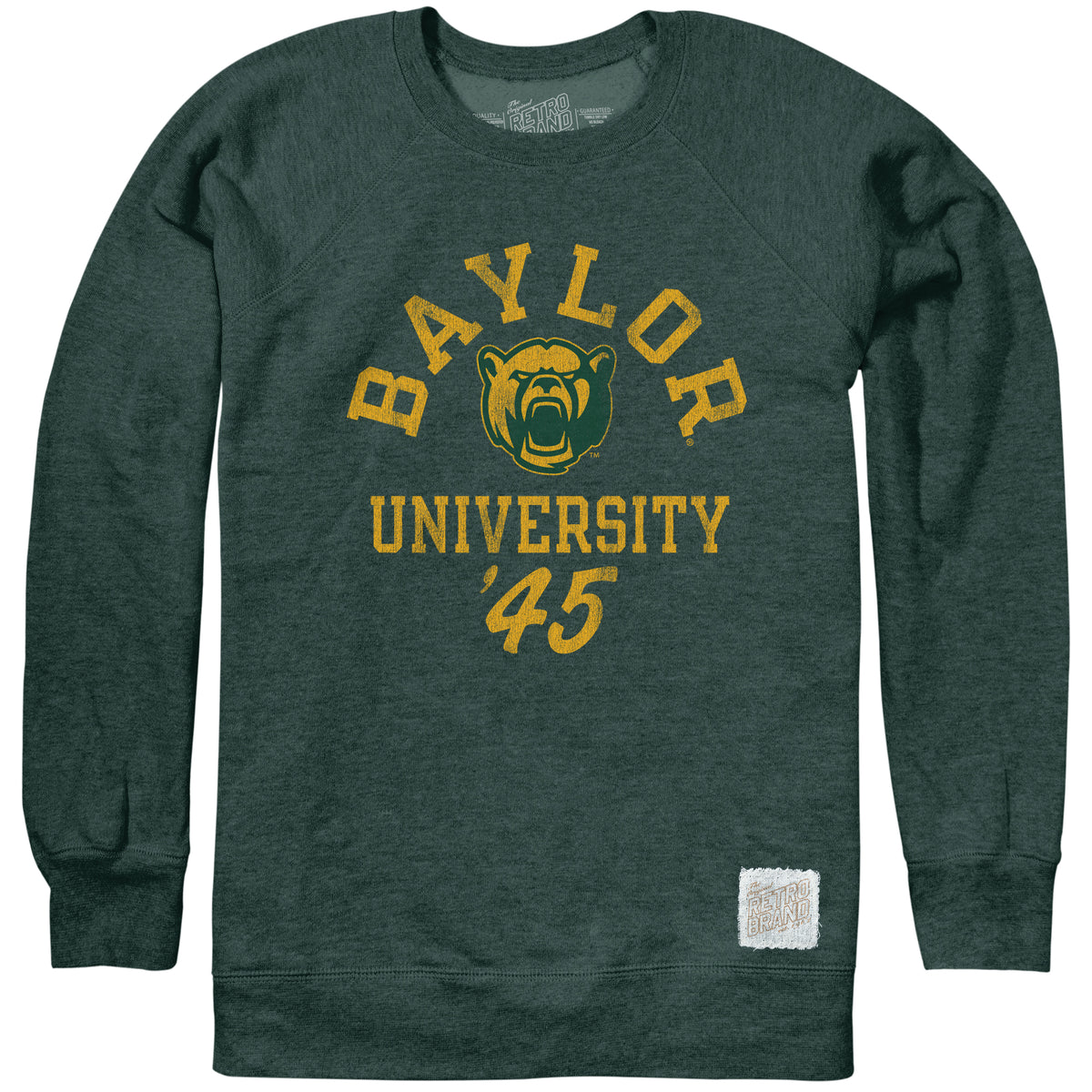 Baylor Softee Heather 50/50 Crew Fleece – ORIGINAL RETRO BRAND