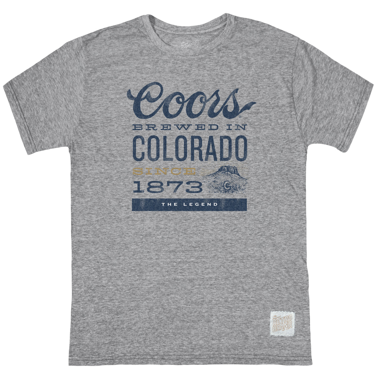 Coors Brewed in CO Tri-Blend Tee