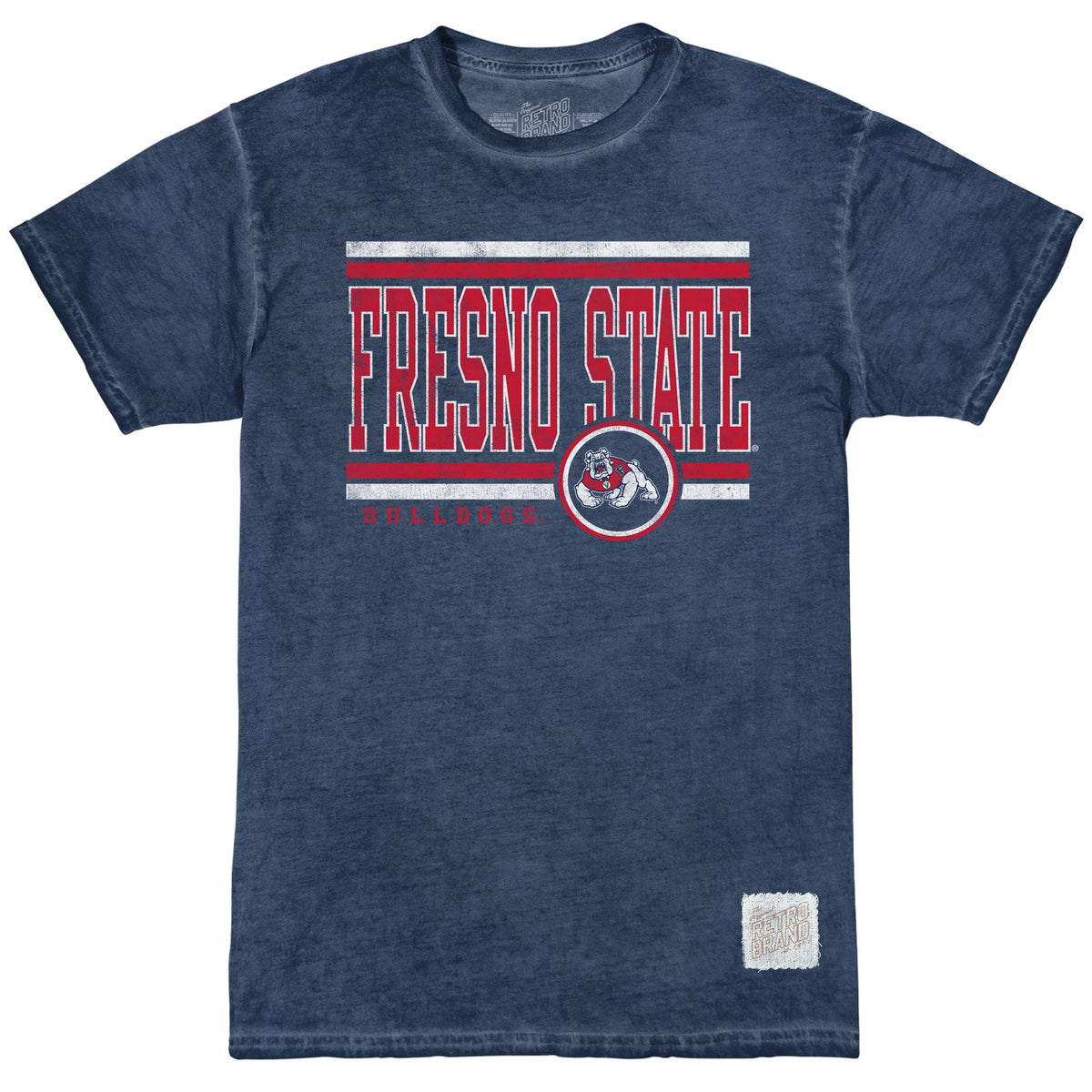 Fresno State Bulldogs Oil Wash Tee