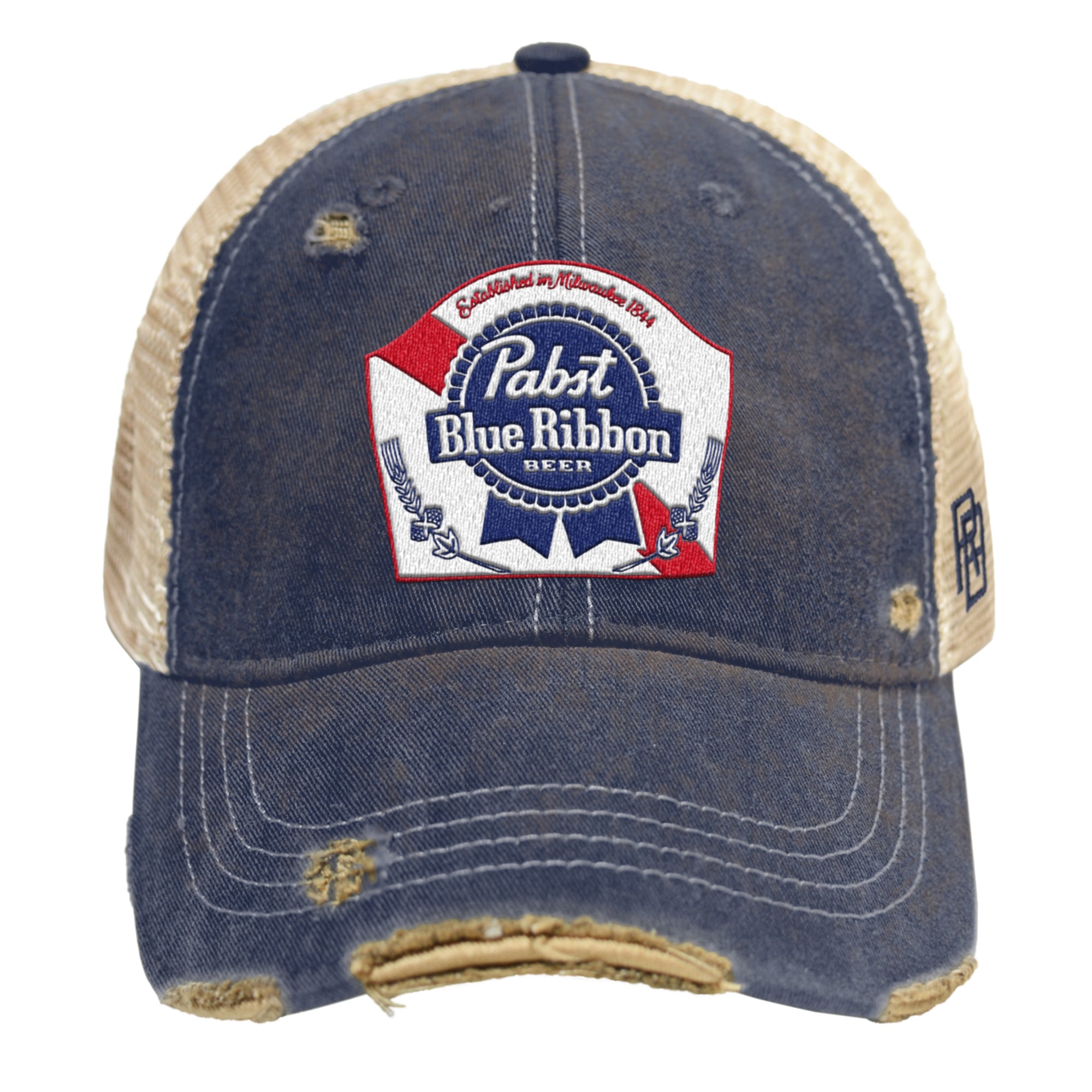 Pabst Blue Ribbon Snap Back Trucker Cap ORIGINAL RETRO BRAND