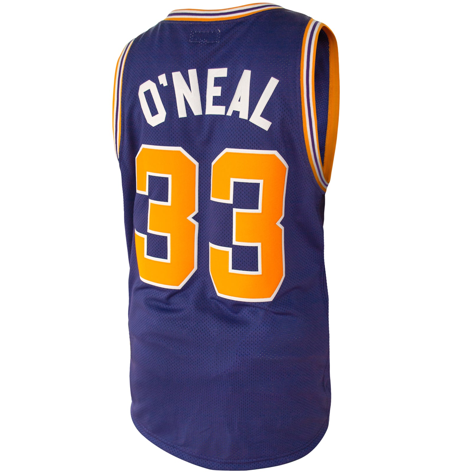Men's Original Retro Brand Shaquille O'Neal Gold LSU Tigers Commemorative  Classic Basketball Jersey
