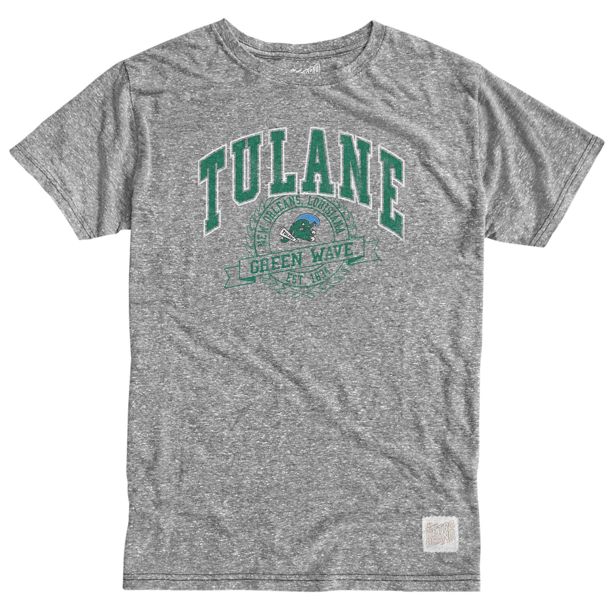 Tulane Green Wave Tri-Blend Tee