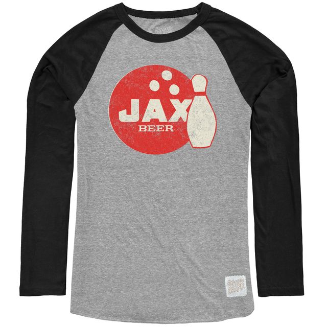 Jax Bowling Tri-Blend Contrast Raglan