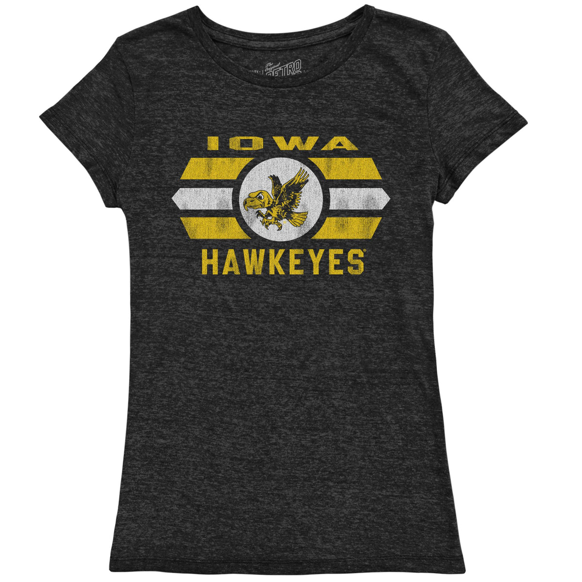 Iowa Hawkeyes Women's Tri-blend crew tee