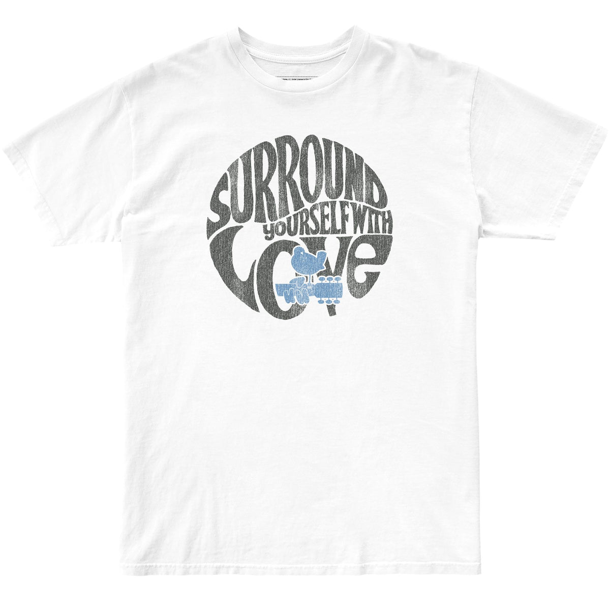 Wooodstock Surround Yourself with Love 100% Cotton Tee