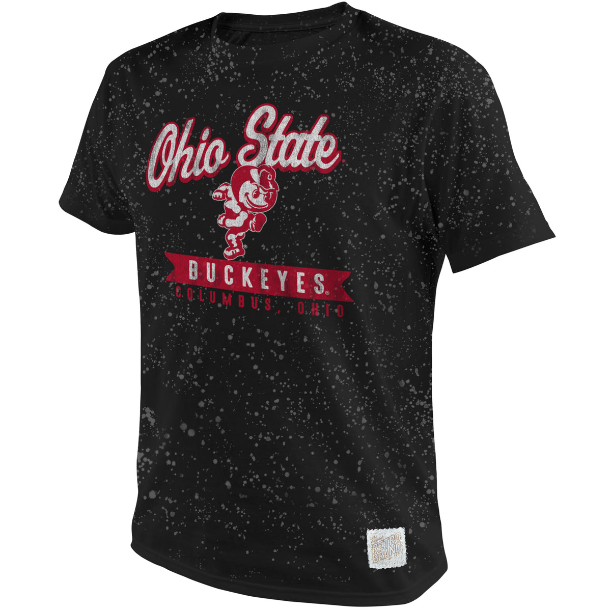 Ohio State Buckeyes Bleach Wash Cotton Tee