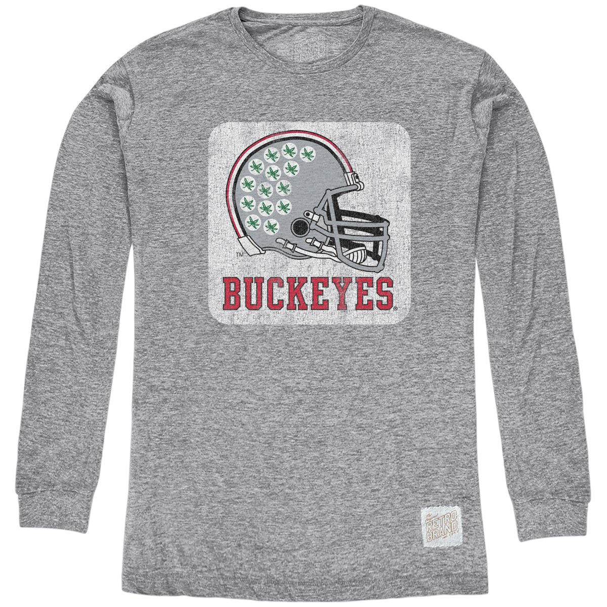 Ohio State Buckeyes Long Sleeve Tri-Blend Tee