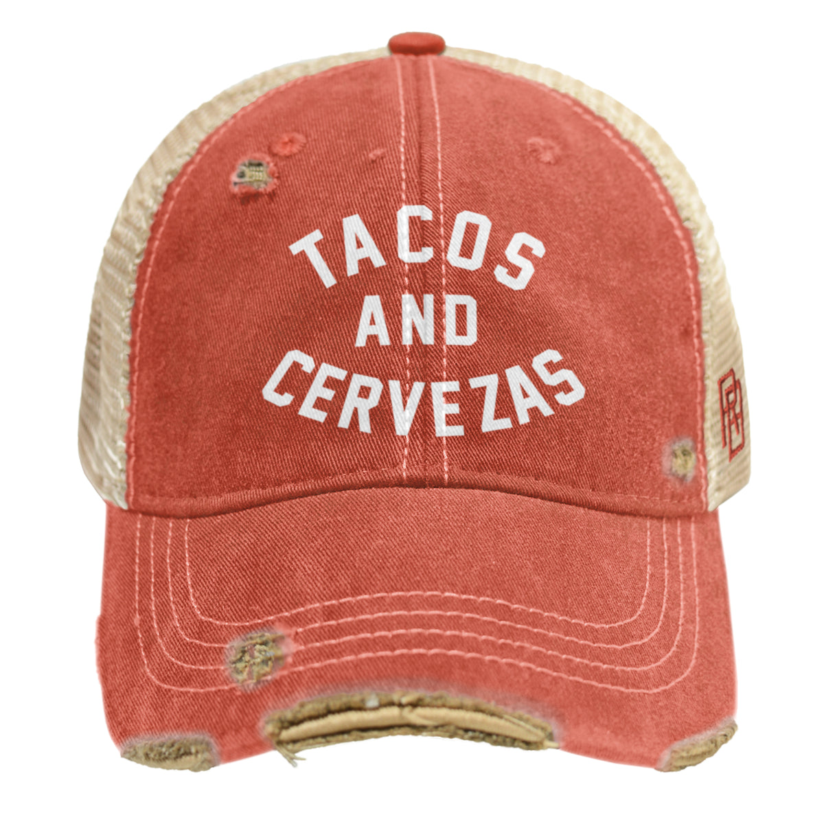 Tacos And Cervezas Vintage Snap Back Trucker Cap