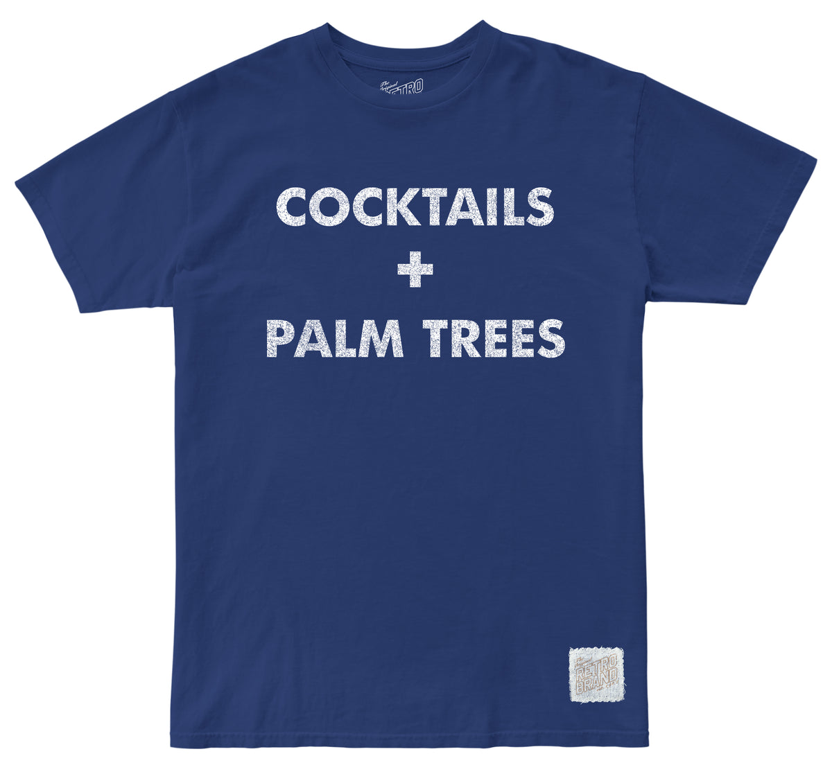 Cocktails + Palm Trees 100% Cotton Tee