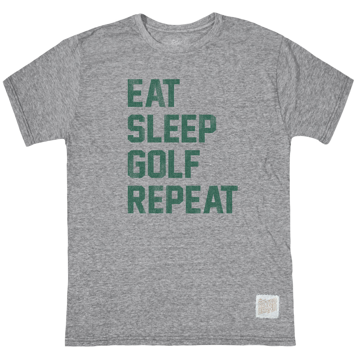 Eat Sleep Golf Repeat Tri-Blend Tee