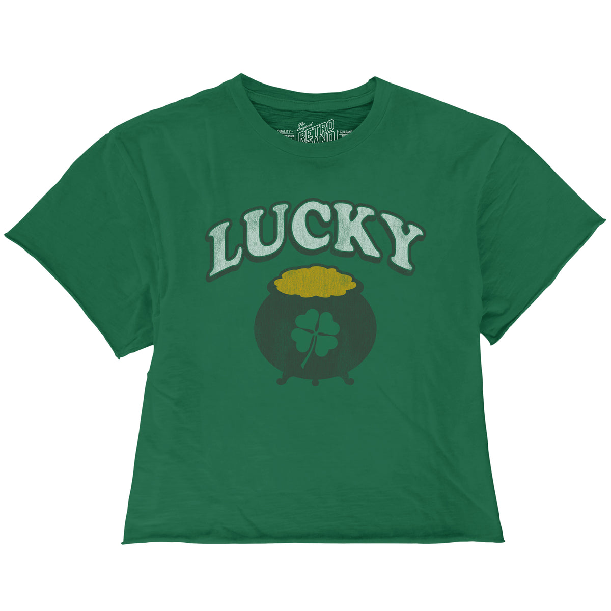 Lucky 100% Cotton Crop Slub Tee