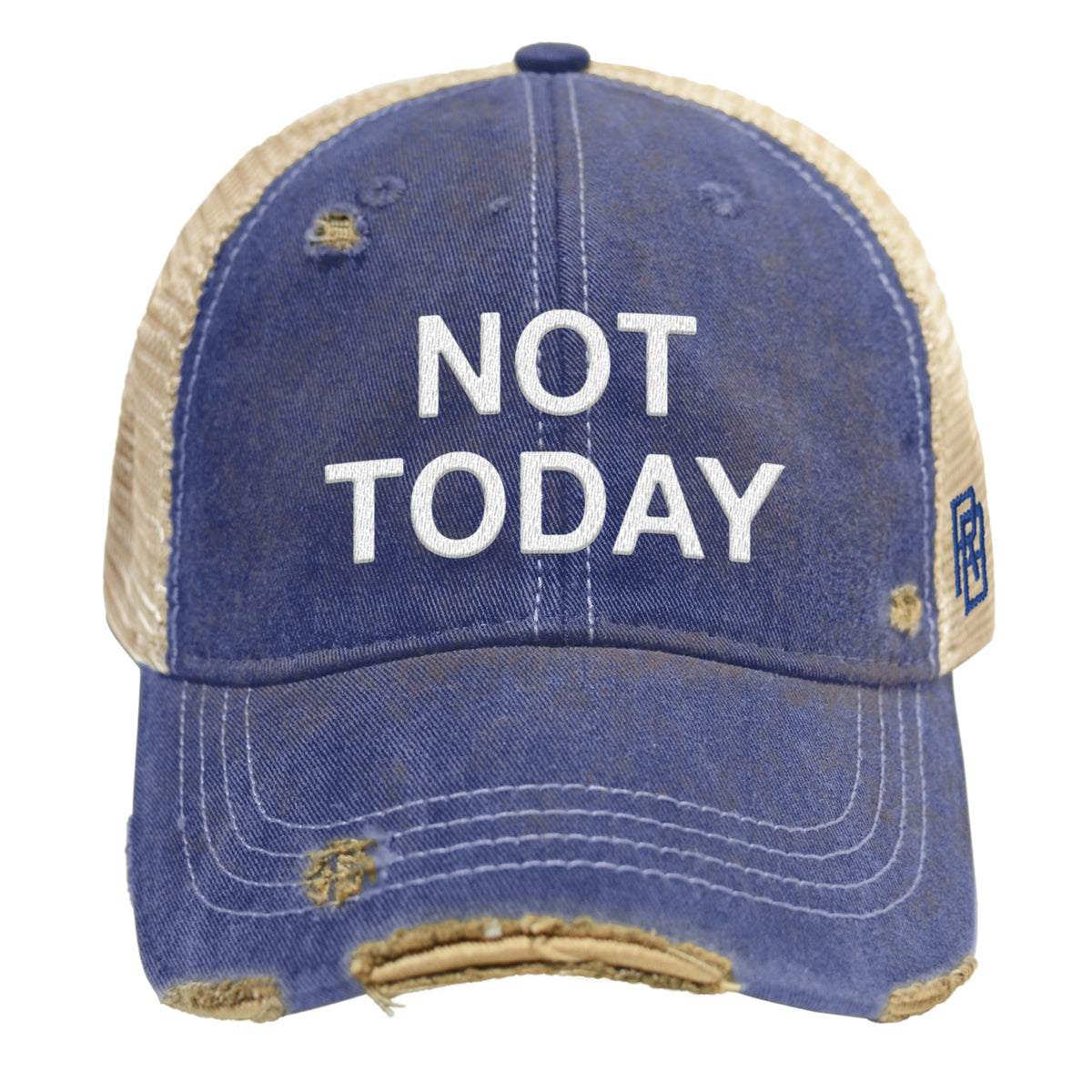 Not Today Vintage Snap Back Trucker Cap