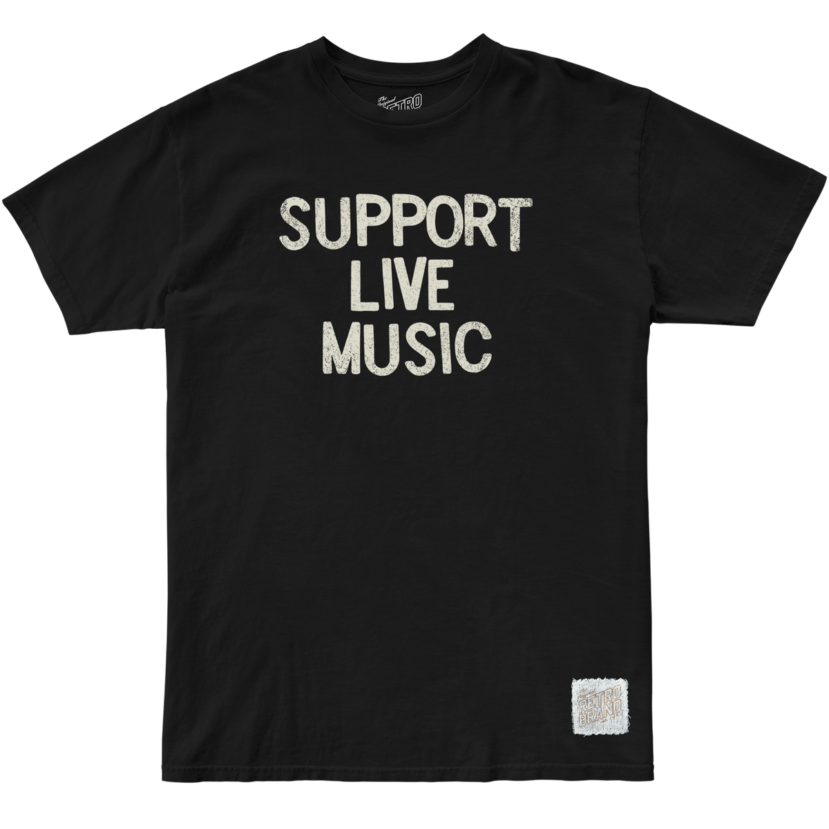 Support Live Music 100% Cotton Tee Shirt