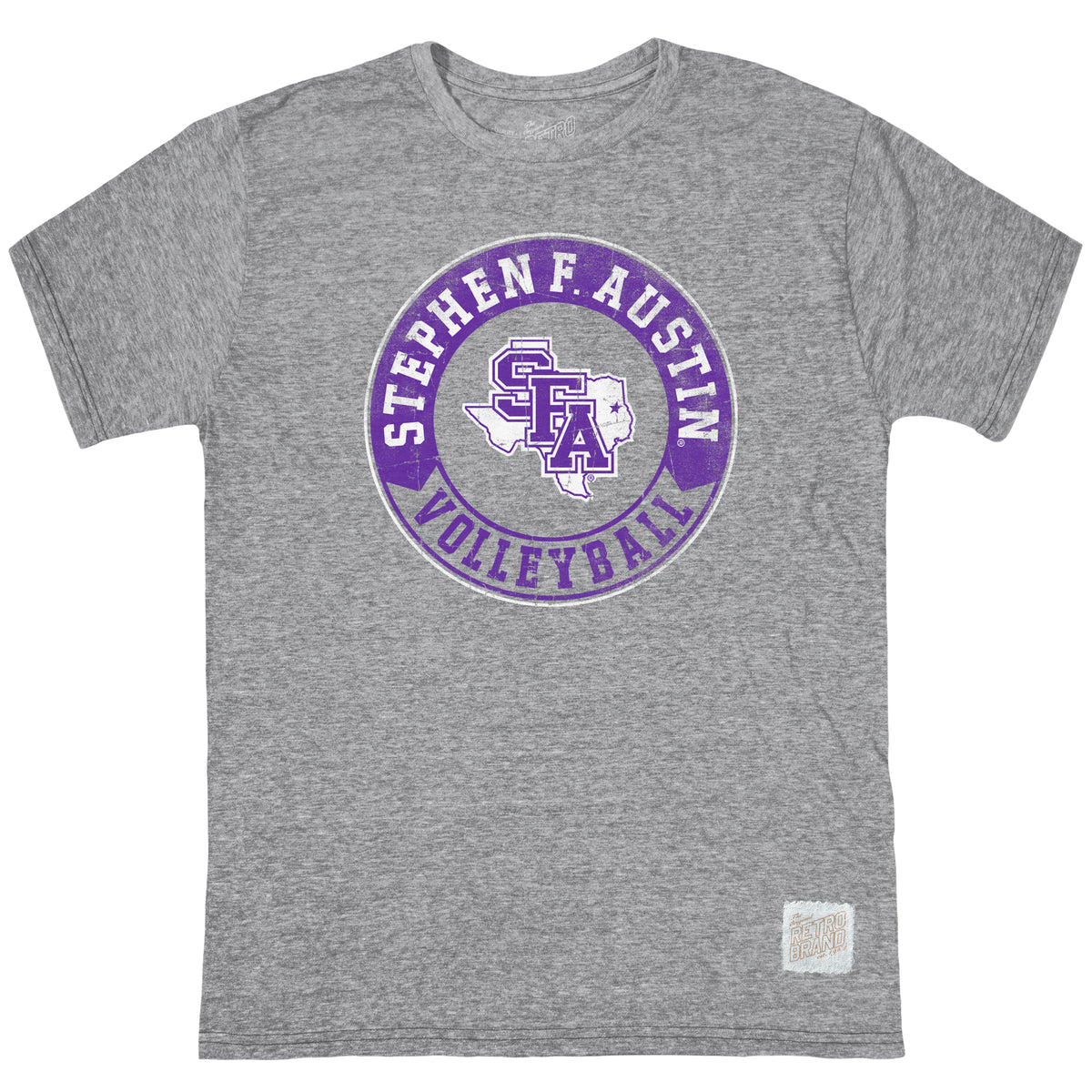 Stephen F. Austin Volleyball Tri-Blend Tee