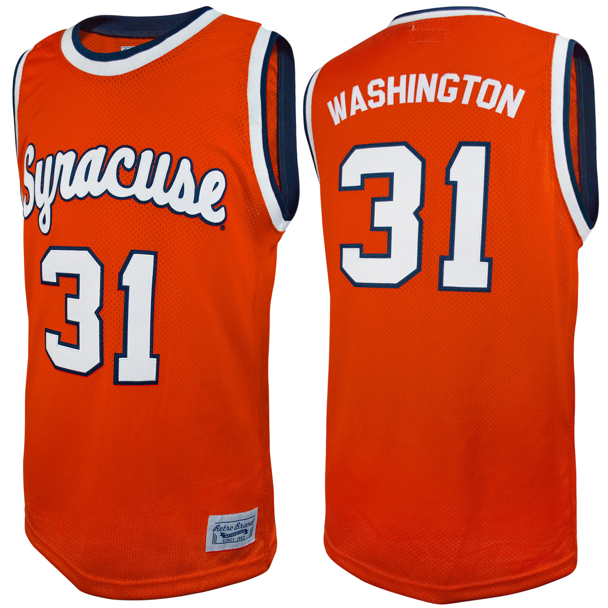 Syracuse Orange Pearl Washington Throwback Jersey