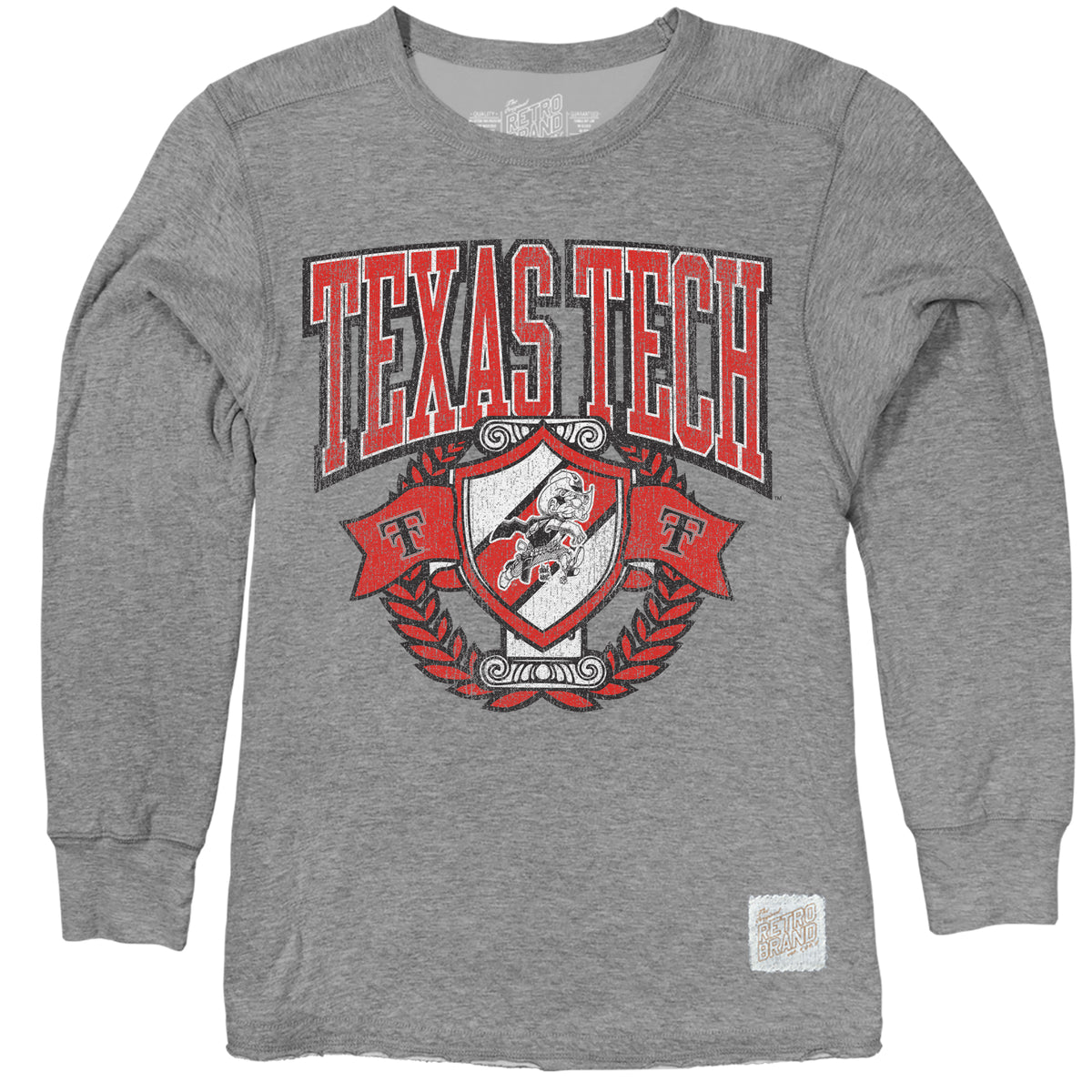 Texas Tech Red Raiders Deconstructed Crew Fleece