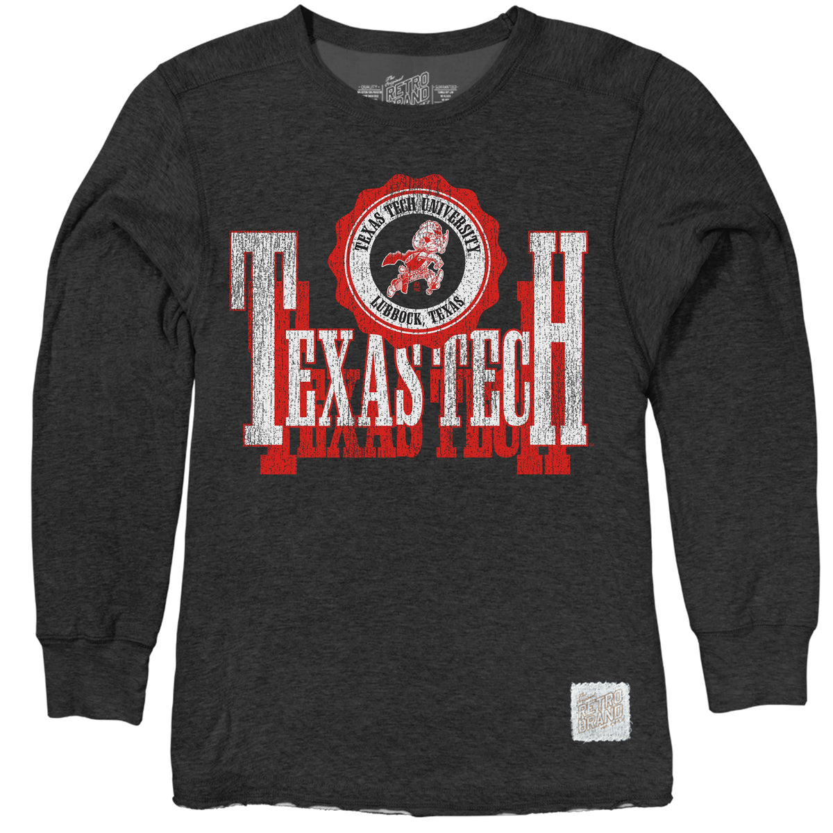 Texas Tech Red Raiders Deconstructed Crew Fleece