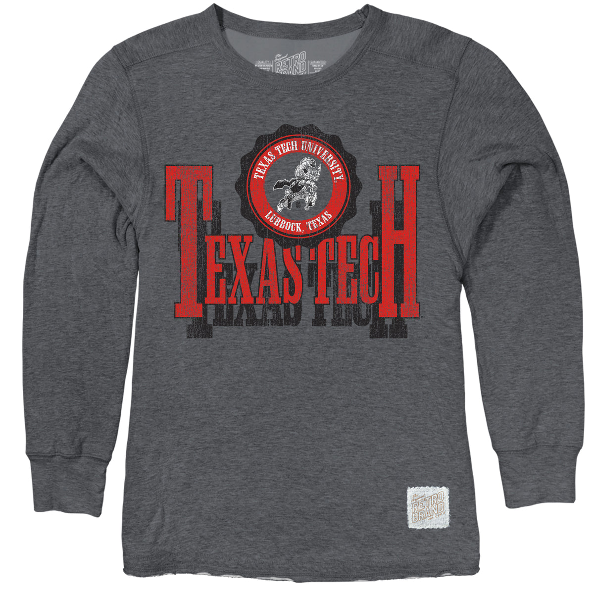 Texas Tech Red Raiders Deconstructed Crew Fleece