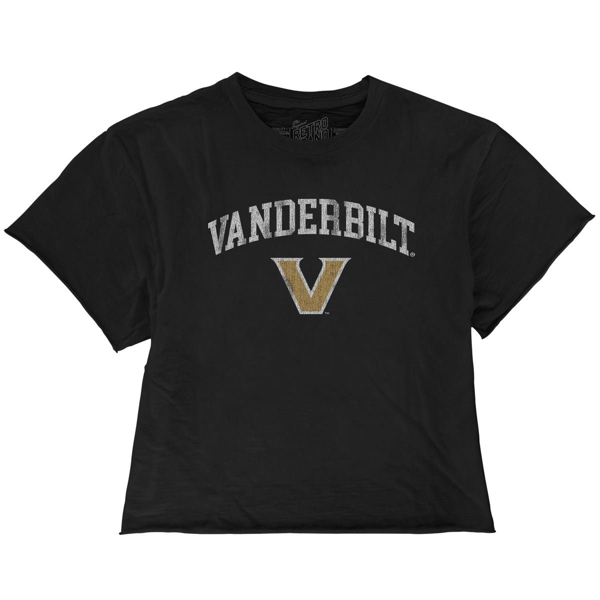 Vanderbilt Commodores 100% Cotton Crop Slub Tee