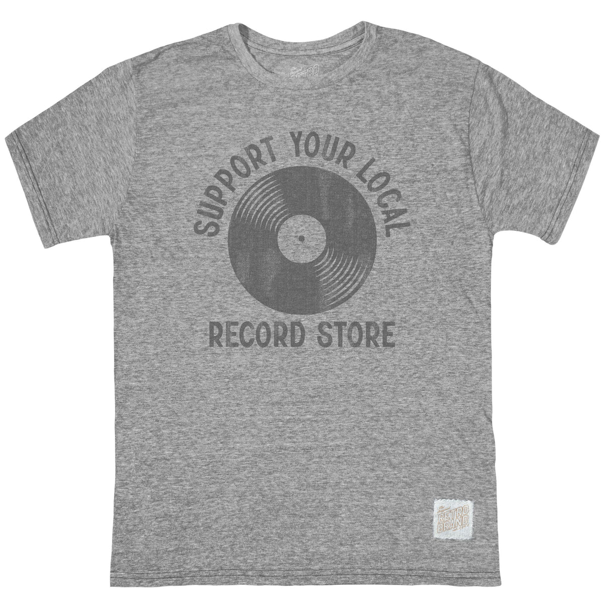 Support Your Local Record Store Tri-Blend Tee