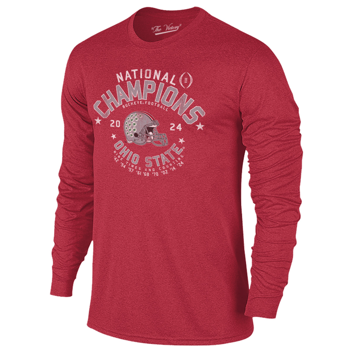 Ohio State National Champion Long Sleeve 50/50 Tee