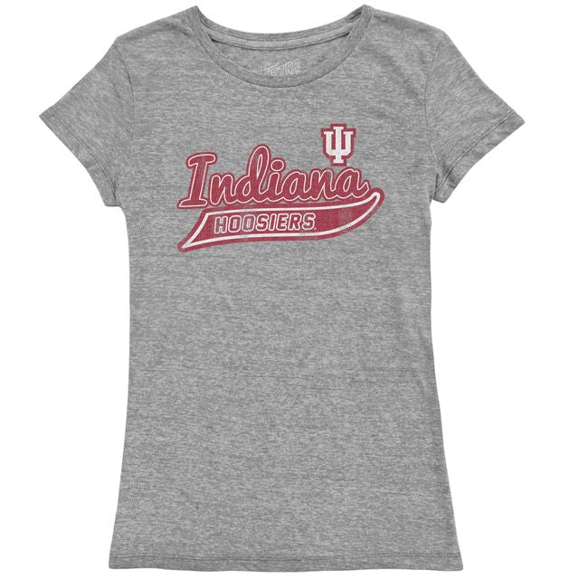 Indiana Hoosiers Women's Tri-blend crew tee