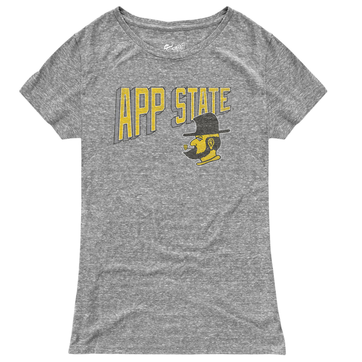 App State Women's Tri-Blend Crew Tee