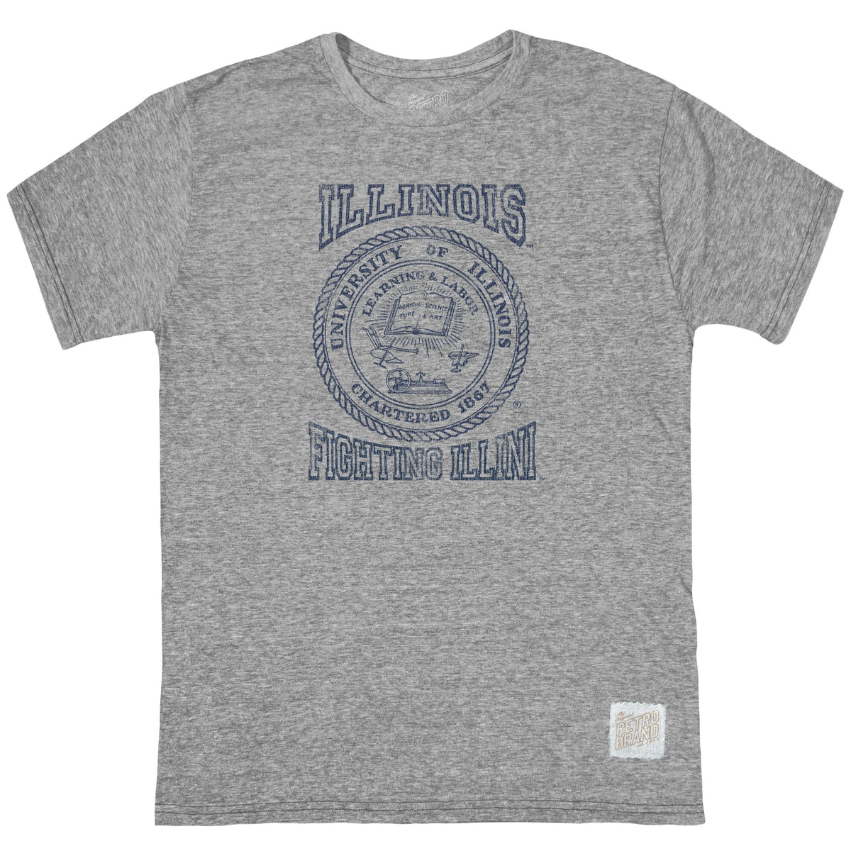 Illinois Fighting Illini Tri-Blend Tee