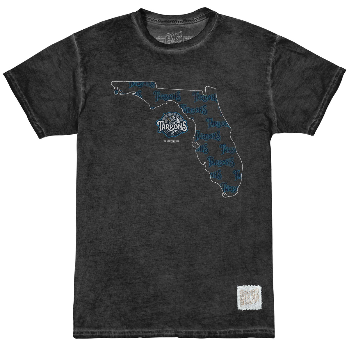 Tampa Tarpons Oil Wash Tee