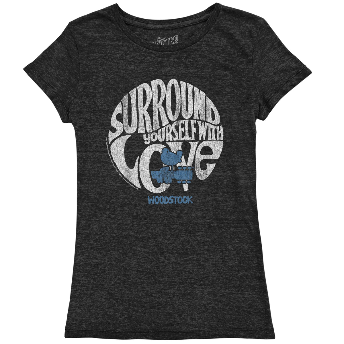 Woodstock Surround With Love Tri-Blend Women's Crew Tee