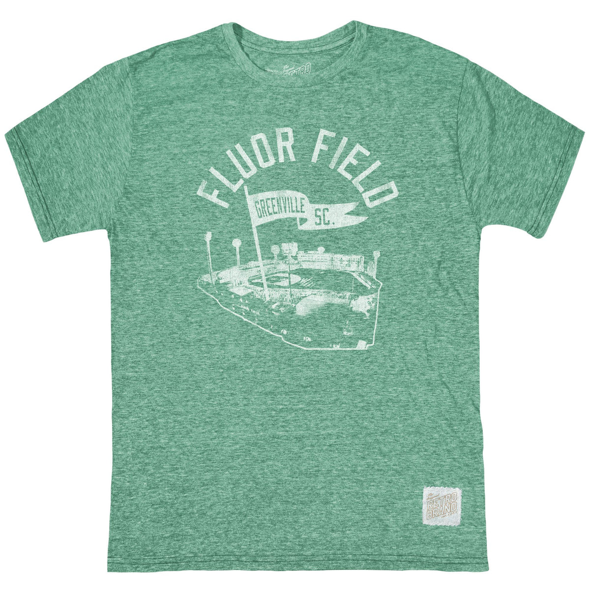 Greenville Drive Fluor Field Tri-Blend Tee