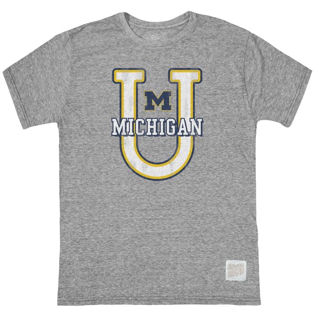 Michigan Wolverines U Tri-Blend Tee