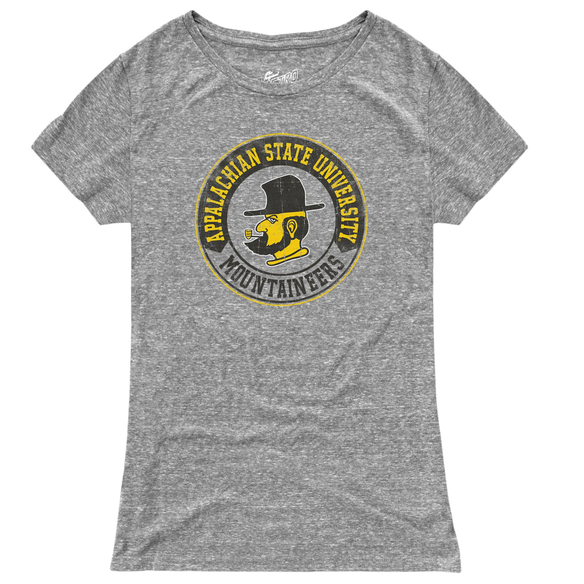 App State Women's Tri-Blend Crew Tee