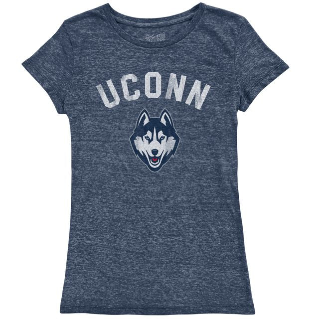 UCONN Huskies Tri-Blend Women's Crew Tee