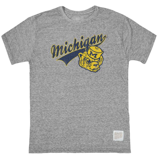 Michigan Wolverines Tri-Blend Tee