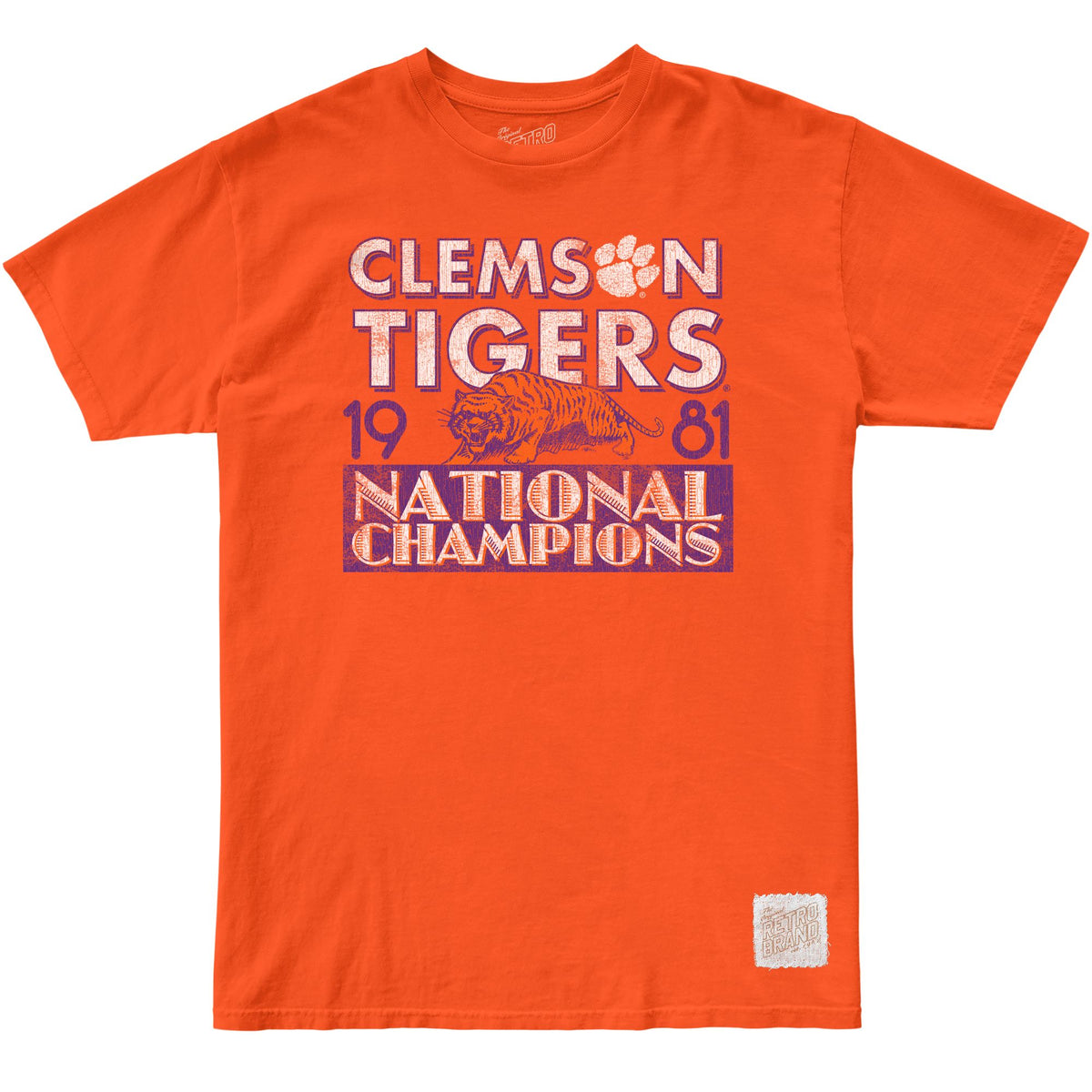 Clemson Tigers '81 National Champions 100% Cotton Tee
