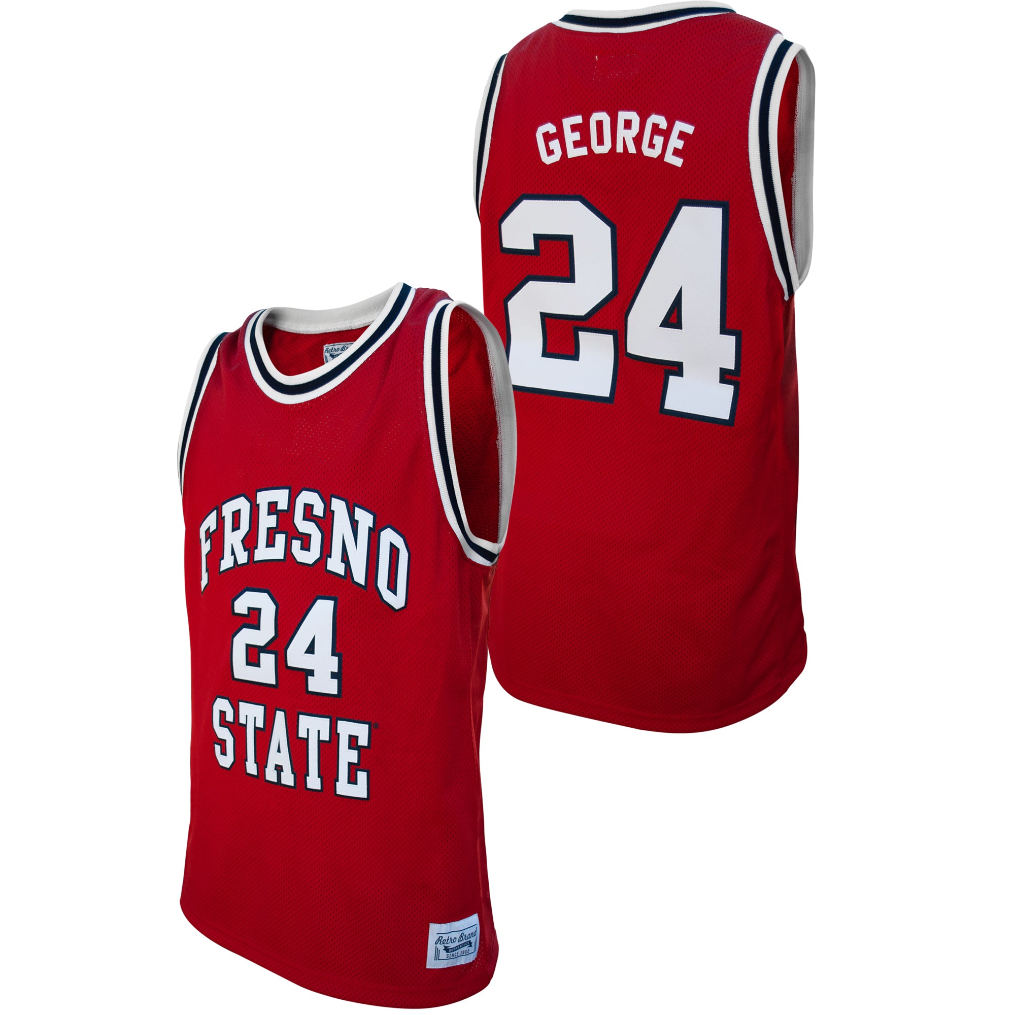 Fresno State Paul George Throwback Jersey ORIGINAL RETRO BRAND