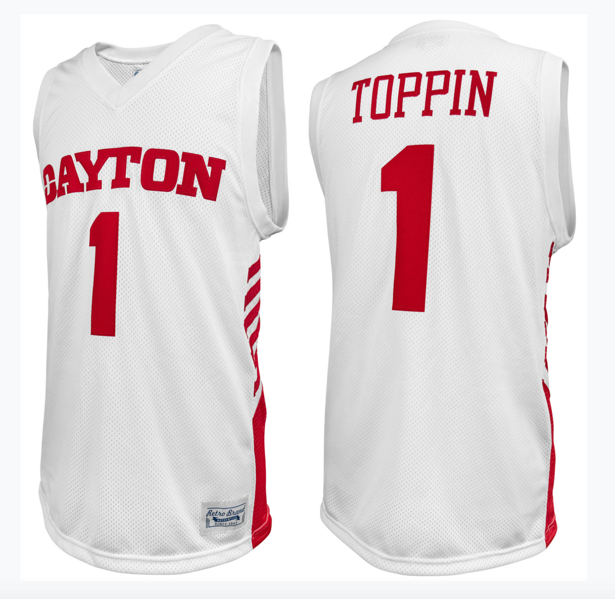 Dayton Flyers Obi Toppin Throwback Jersey