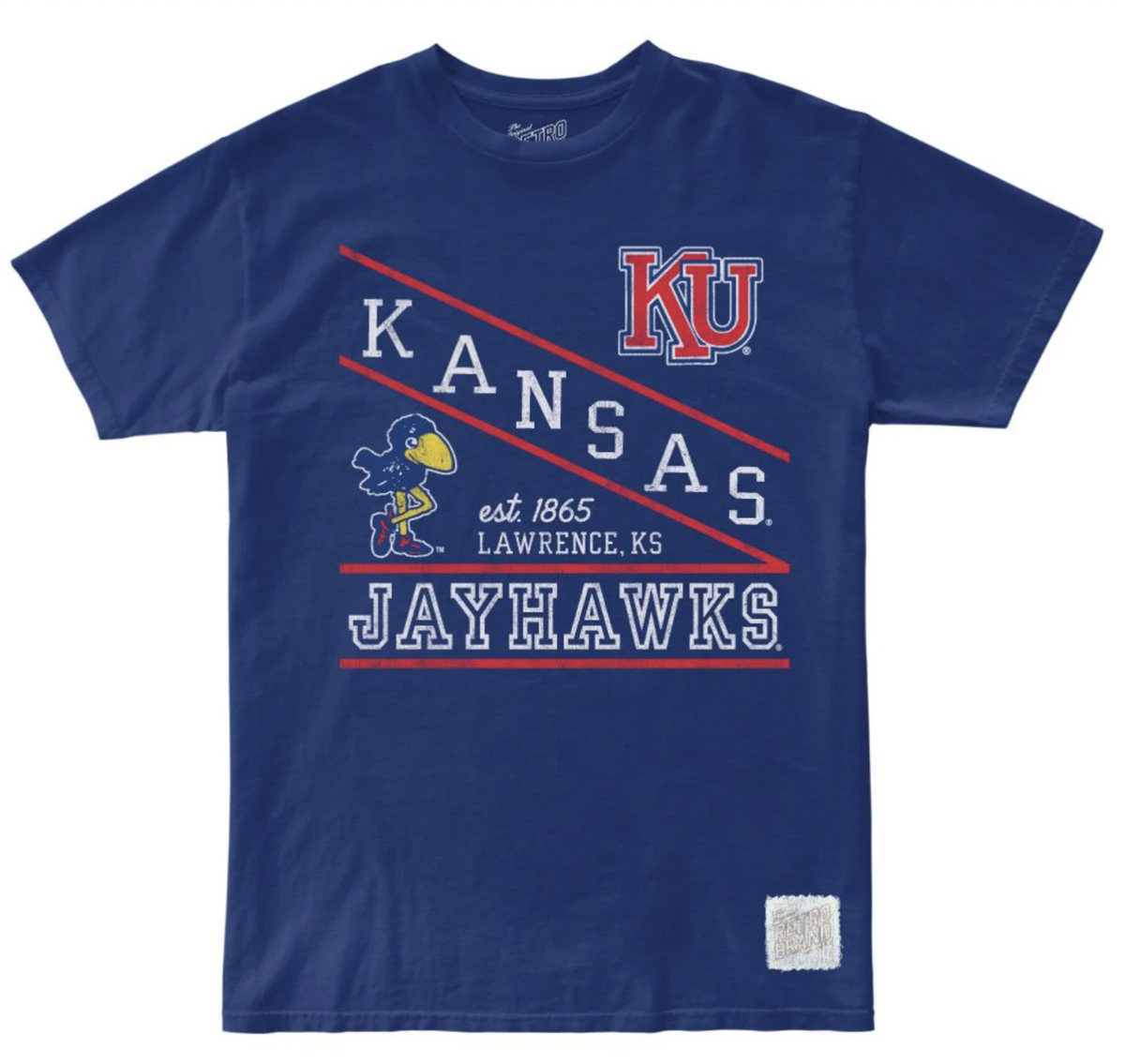 Kansas Jayhawks 100% Cotton Tee