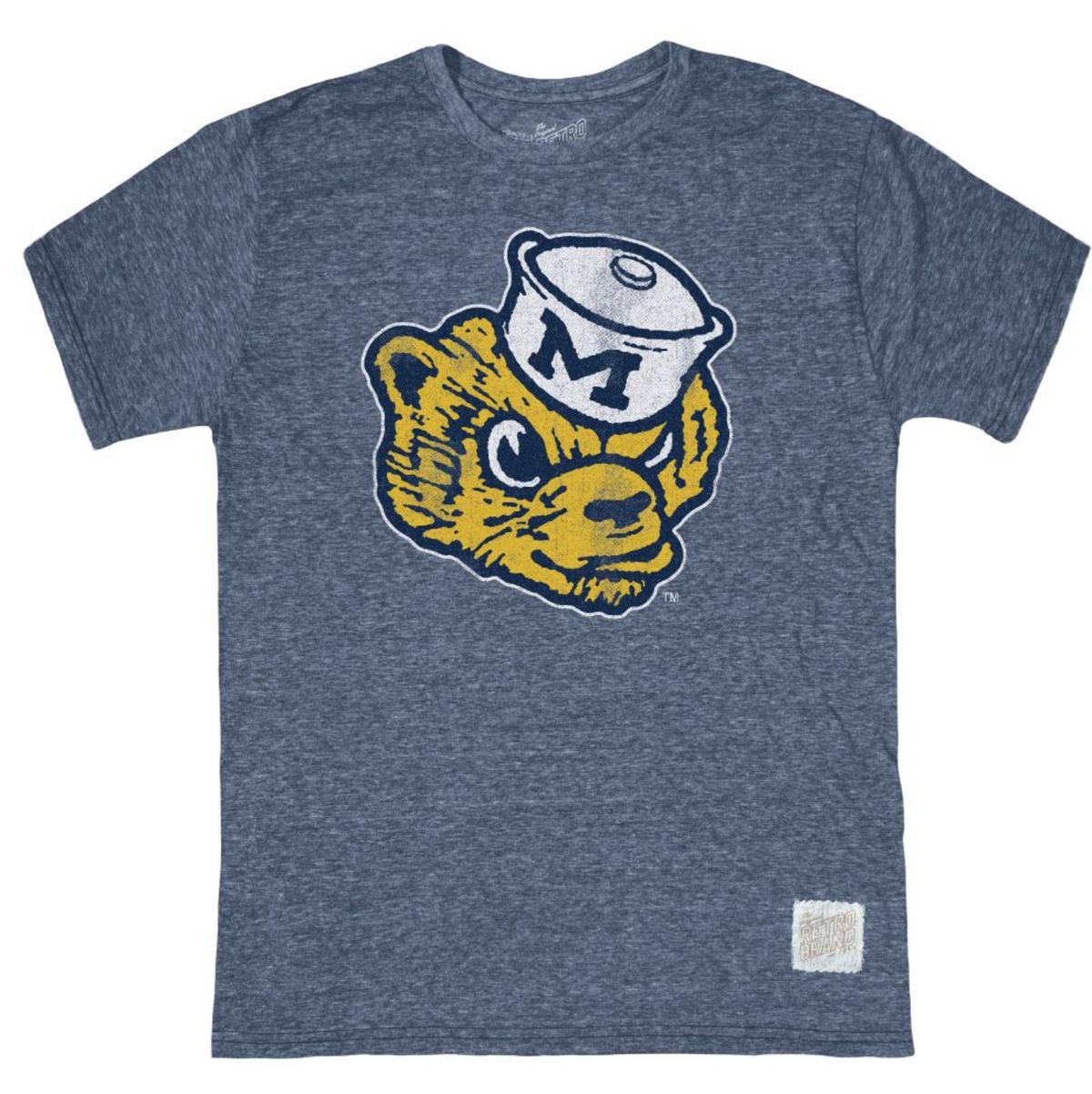 Michigan Wolverines Tri-Blend Tee