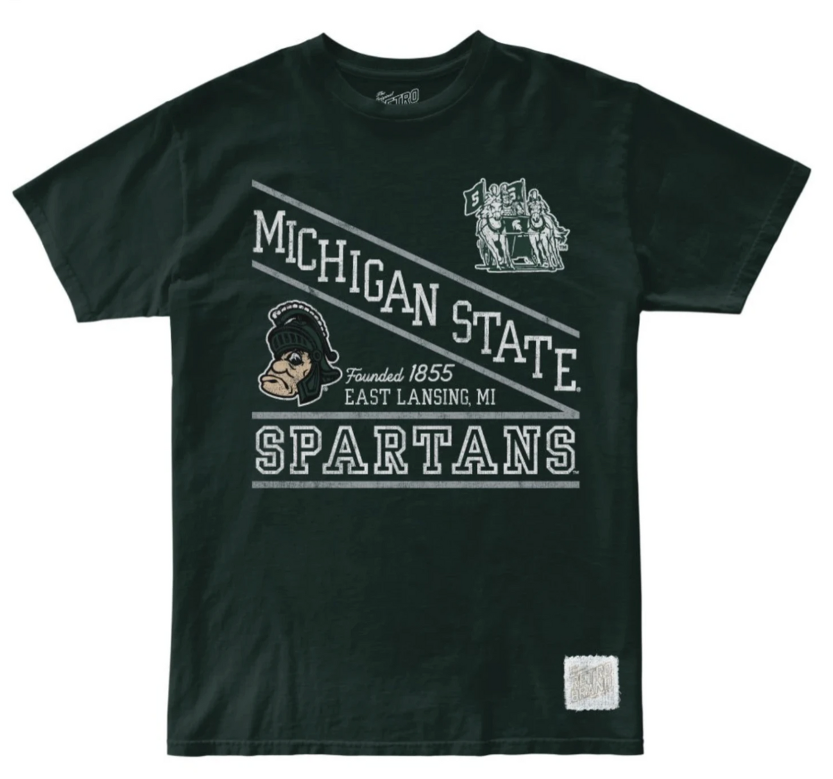 Michigan State Spartans 100% Cotton Tee